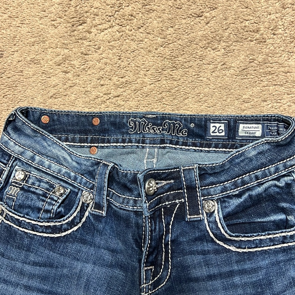 Miss Me Low Rise Skinny Jeans